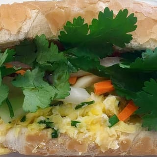 Scrambled Egg Sandwich (7") - Banh Mi Trung