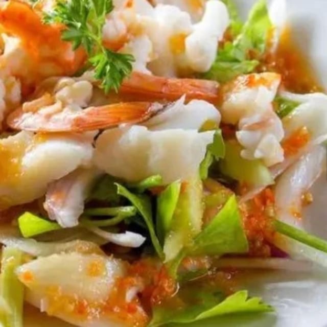 Seafood Stir Fried - Hai San Xao Thap Cam.