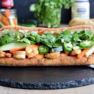 Grilled Shrimp Sandwich (7") - Banh Mi Tom Nuong