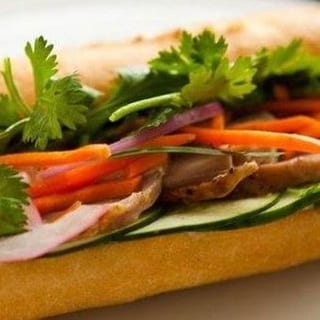 Vietnamese Pork Loaf Sandwich (7") - Banh Mi Cha Lua