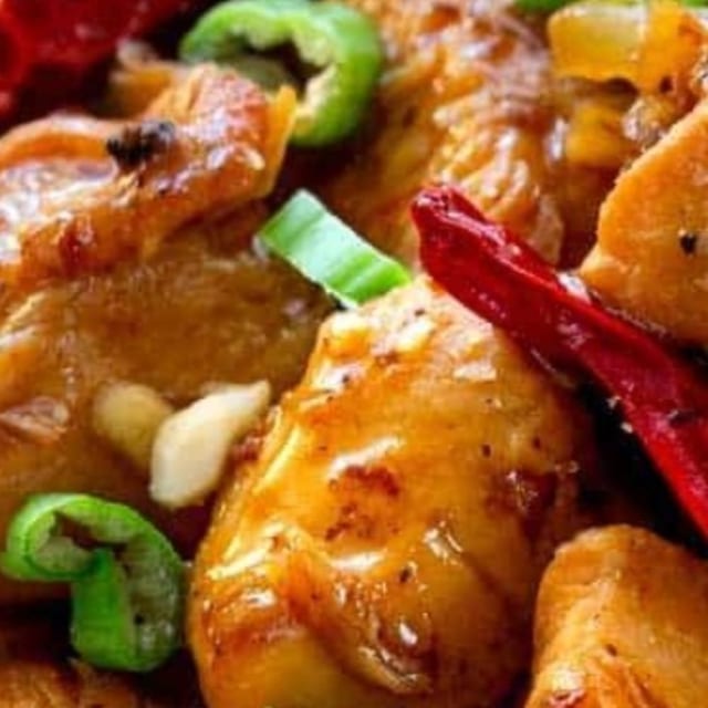 Veggie Kung Pao Chicken - Ga Kung Pao Chay.