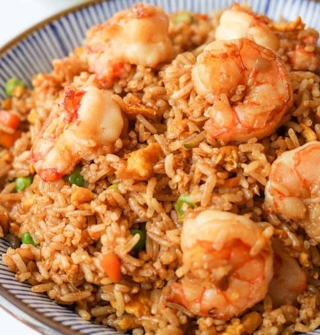 Fried Rice Shrimp - Com Chien Tom.