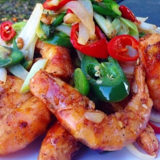 Salt & Pepper Shrimp - Tom Rang Muoi.